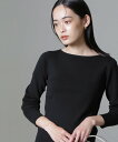 【SALE/55%OFF】NANO universe CICA&UVカット加工リブニット ナノユニバース トップス ニット ホワイト ベージュ ブルー ブラック