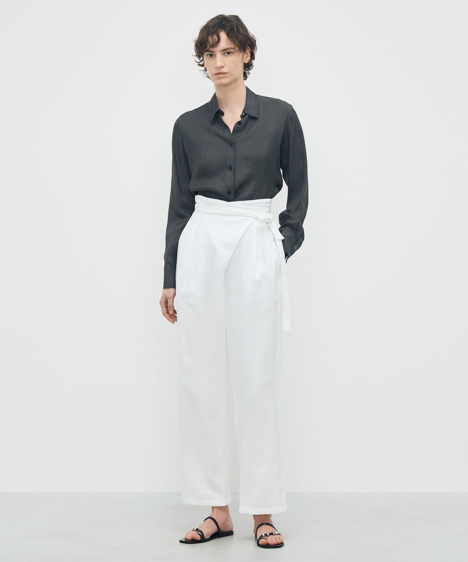 バスケットウェーブ ラップパンツ トゥモローランド パンツ その他のパンツ ホワイト