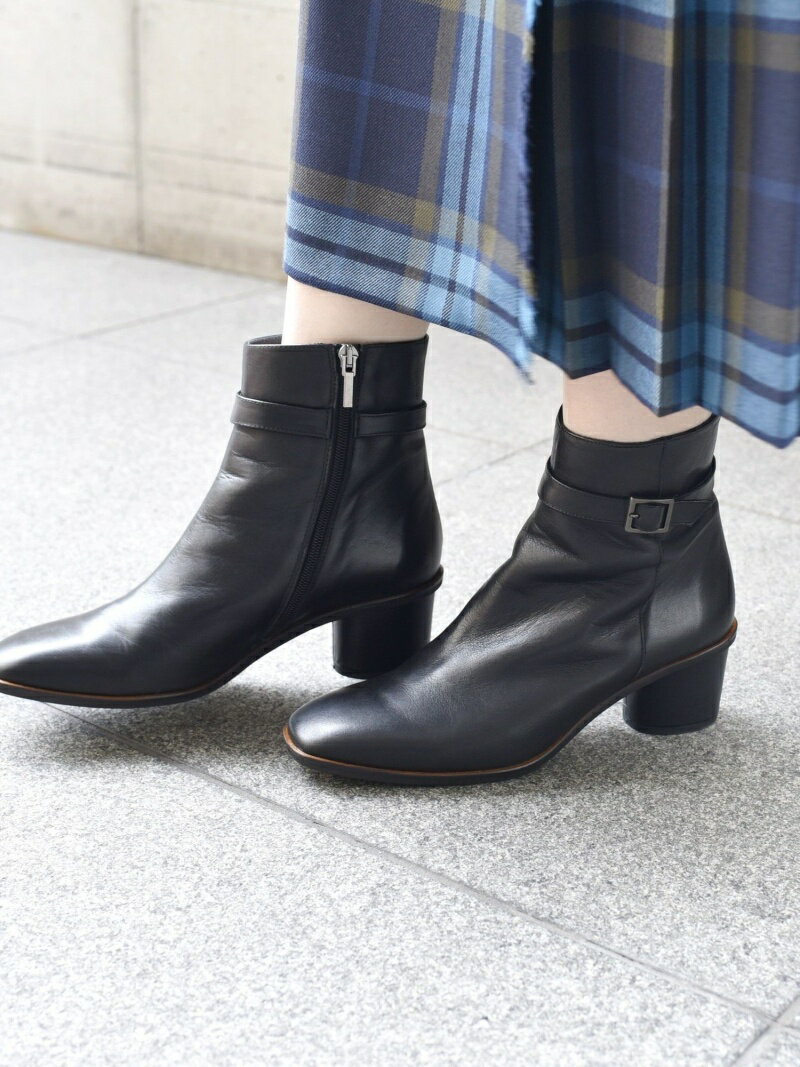 【SALE／30%OFF】SHIPS WOMEN MARIAN:ベルトショートブーツ シップス シューズ・靴 ブーツ ブラック【送料無料】のサムネイル