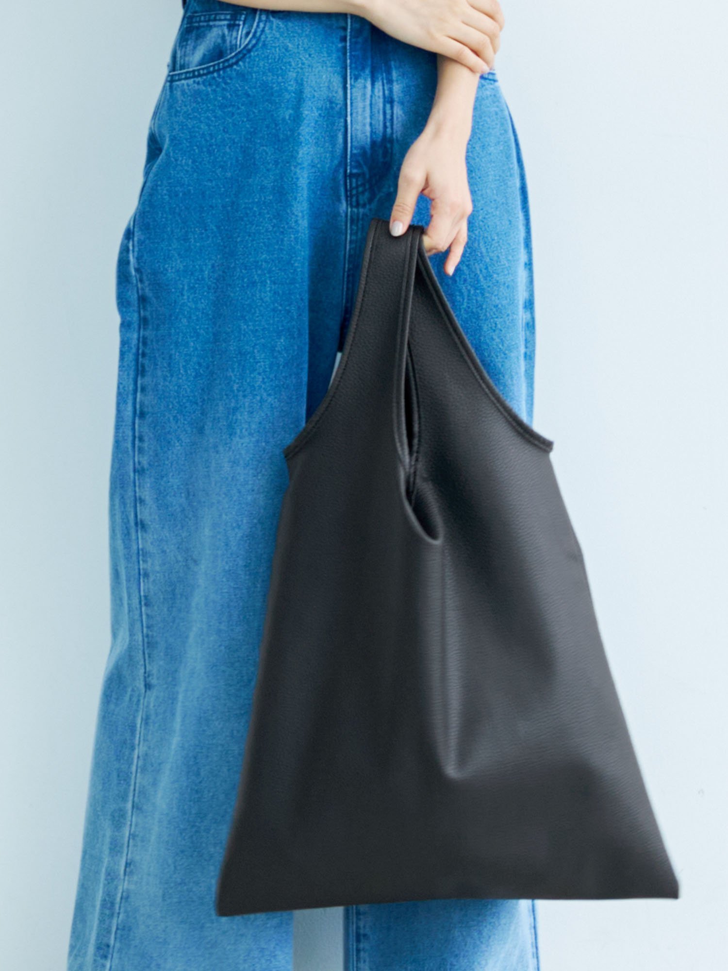 【SALE／56%OFF】coca 合皮バッグ コカ バッグ トートバッグ ブラック ブラウンのサムネイル