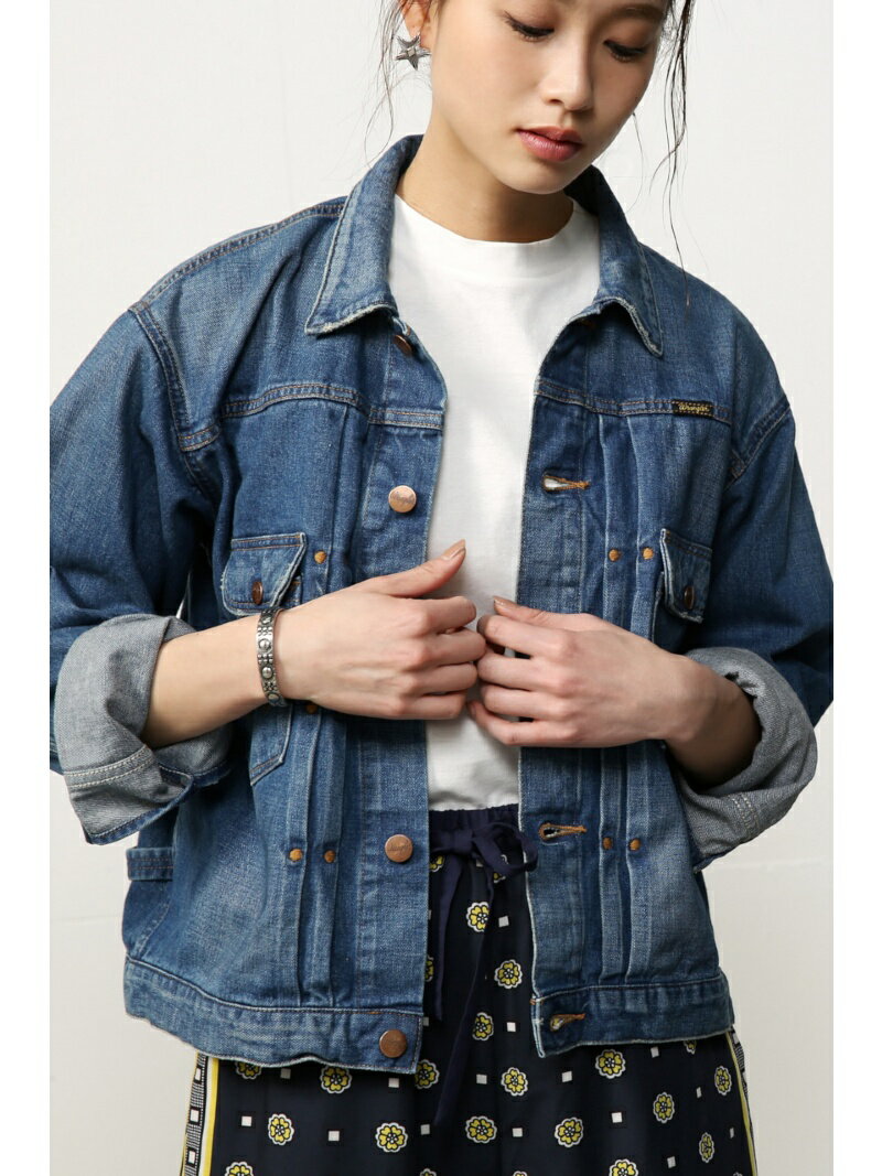 【SALE／30%OFF】AZUL by moussy Wrangler×AZUL Denim JKT アズールバイマウジー コート/ジャケット【RBA_S】【RBA_E】【送料無料】