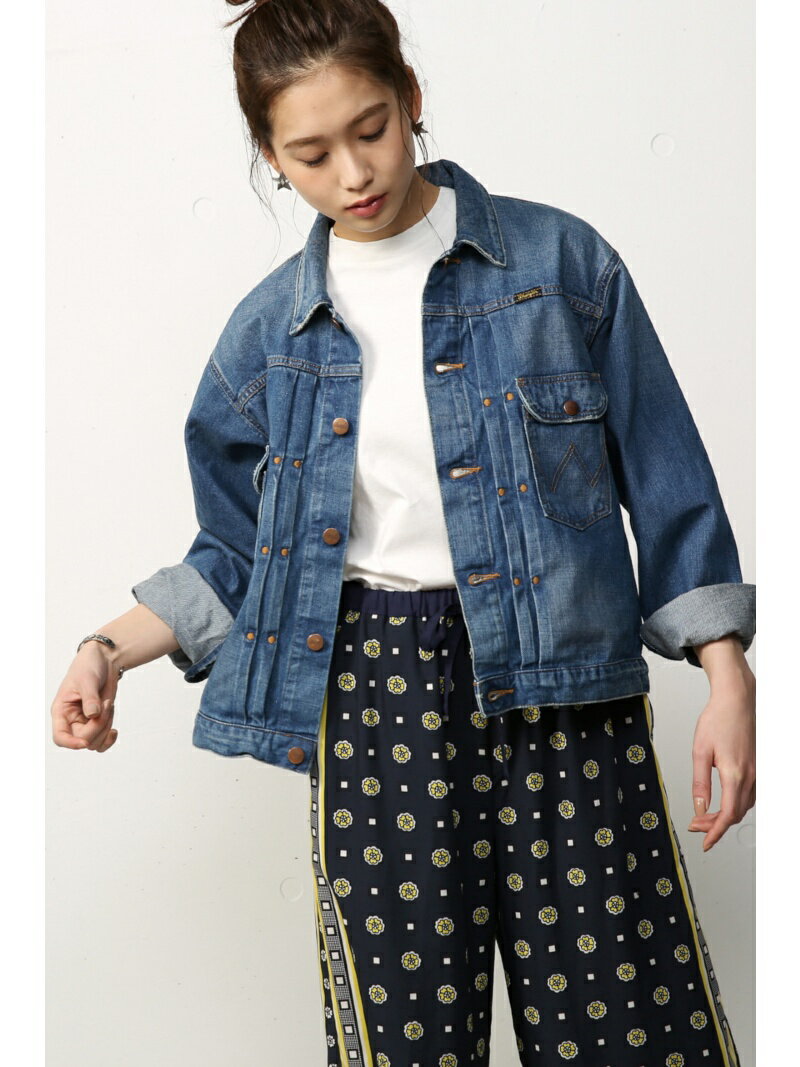 【SALE／30%OFF】AZUL by moussy Wrangler×AZUL Denim JKT アズールバイマウジー コート/ジャケット【RBA_S】【RBA_E】【送料無料】