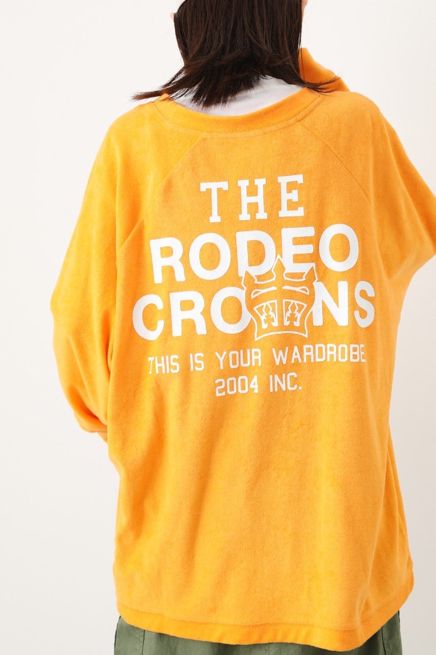 ロデオクラウンズ トップス レディース 【SALE／20%OFF】RODEO CROWNS WIDE BOWL パイル LOGO トッパー ロデオクラウンズワイドボウル トップス スウェット・トレーナー オレンジ ネイビー グレー【送料無料】