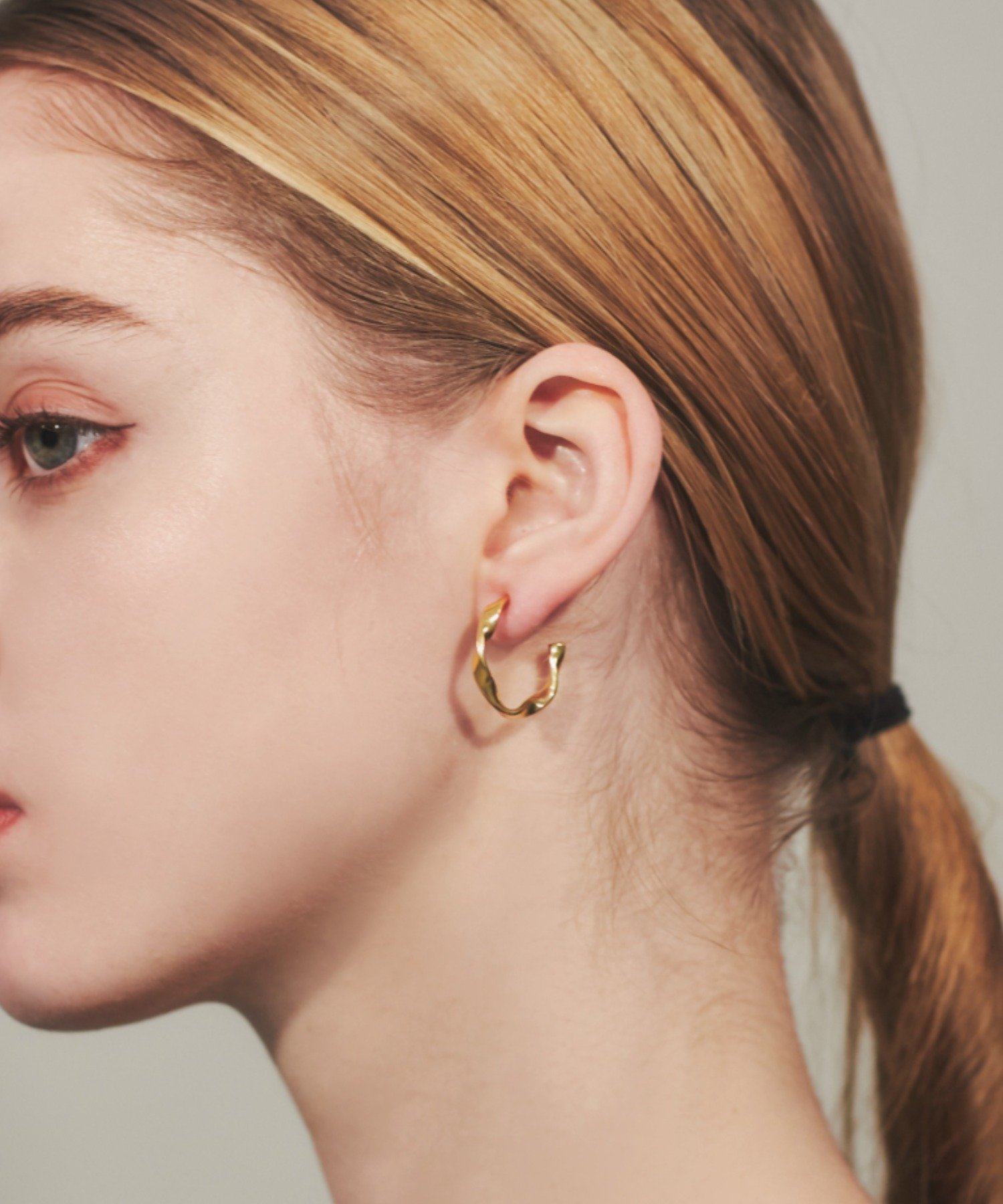 【SALE/20%OFF】ciite' 【 金属アレルギー対応 】 ツイストフープピアス サージカルステンレス シーテ アクセサリー・腕時計 ピアス ゴールド シルバー