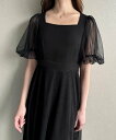 【SALE/77%OFF】JUNOAH ドッキングチュールフレアワンピース ジュノア ワンピース・ドレス ワンピース ブラック ホワイト ピンク
