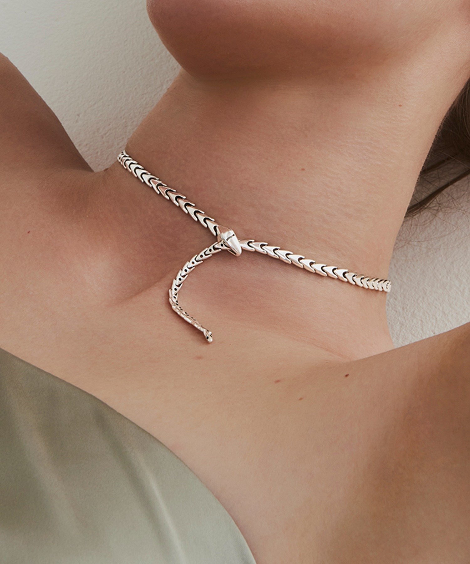 quip queint quip queint/volve necklace QU117 シルバー ネックレス セットアップセブン アクセサリー・腕時計 ネックレス ブラック【送料無料】