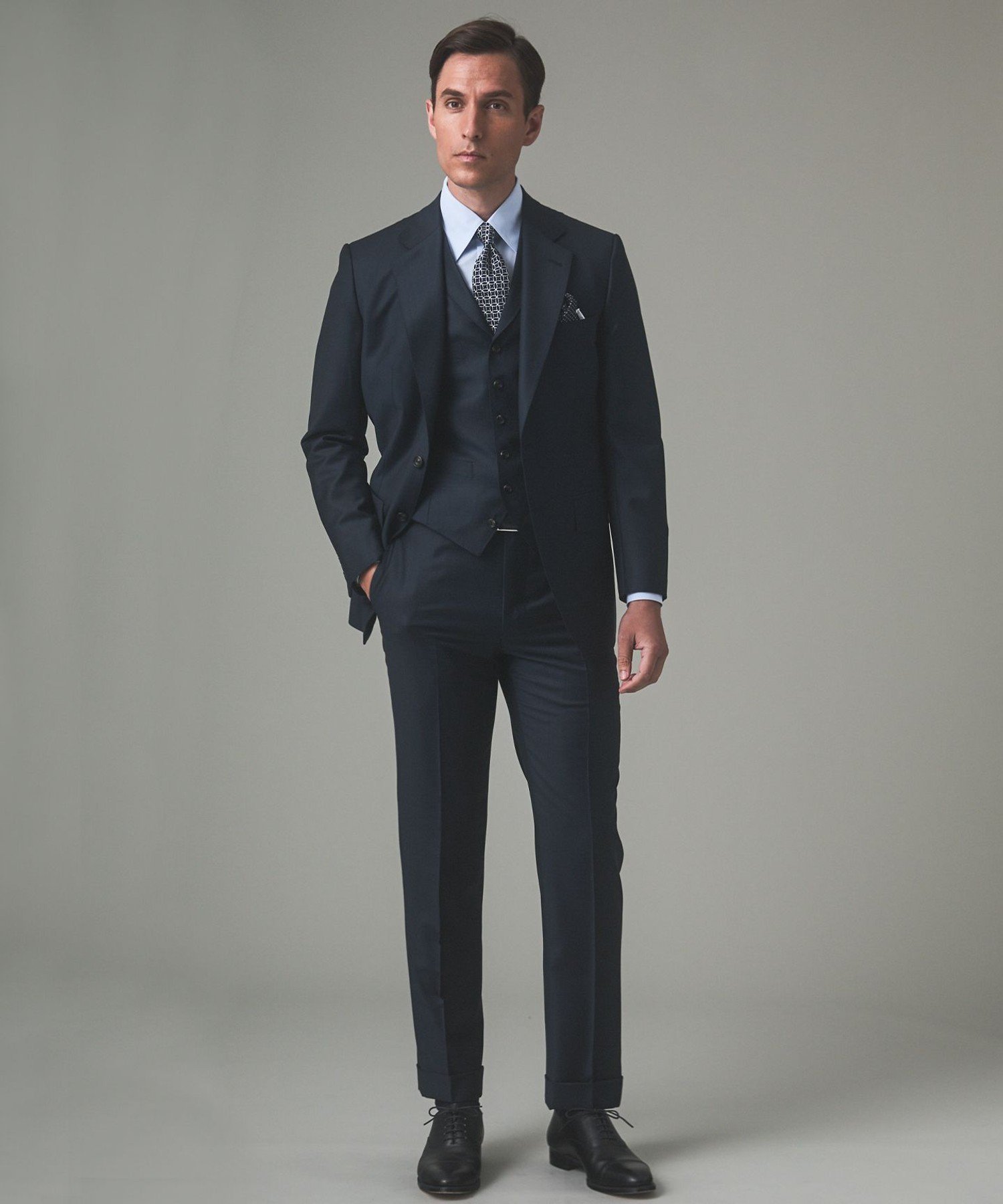 【SALE/20%OFF】GOTAIRIKU 【ZEGNA/ゼニア】TROFEO/トロフェオ 3ピーススーツ(ダークグリーン) ゴタイリク スーツ・フォーマル ...