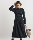 【SALE/40%OFF】grove カットジャカードワンピース グローブ ワンピース・ドレス その他のワンピース・ドレス ベージュ グレー ブラック【送料無料...