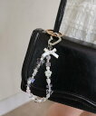 【SALE/20%OFF】MAJESTIC LEGON ガーリービーズチャーム マジェスティックレゴン ファッション雑貨 チャーム・キーチェーン シルバー