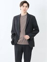 【SALE/10%OFF】TAKA-Q ドットプリント スリムフィット 2ボタンジャケット 紺(セットアップ可能) タカキュー スーツ・フォーマル スーツジャケ...
