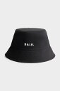 【SALE/30%OFF】BALR. Logo Bucket Hat ボーラー 帽子 ハット ブラック【送料無料】