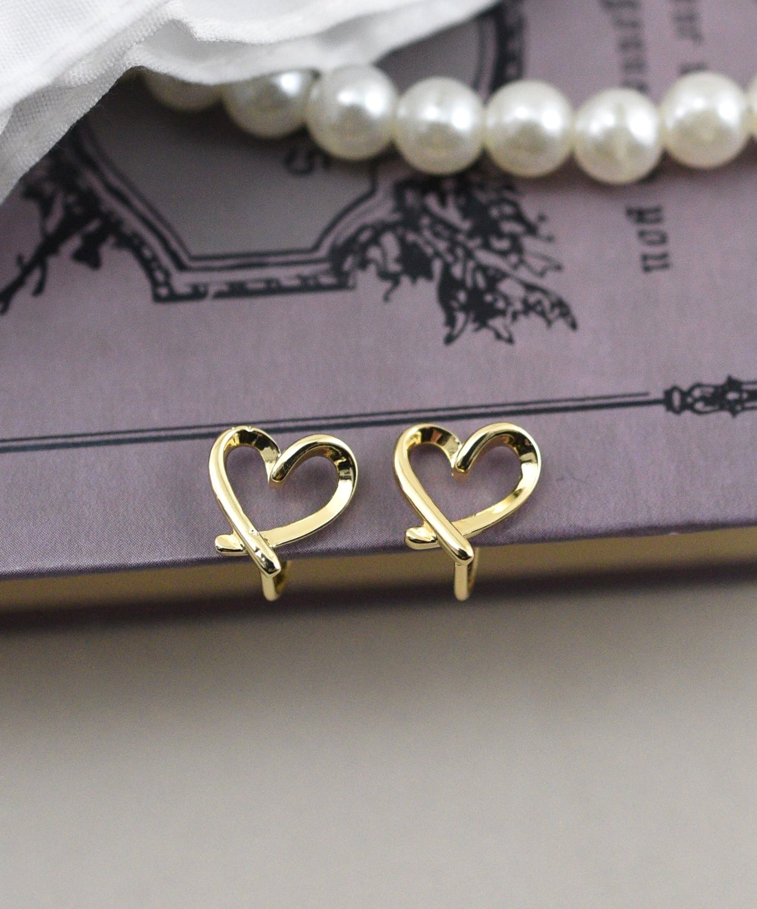 【SALE/50%OFF】styiro styiro/痛くなりにくい ハート メタルイヤリング シリコン イストワール アクセサリー・腕時計 イヤリング・イヤー...