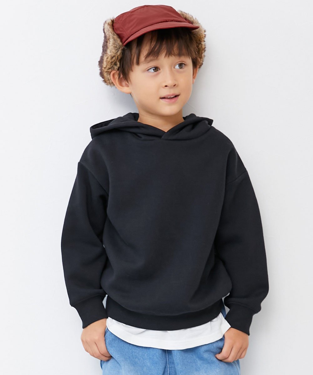 devirock ビッグシルエット 裏起毛プルパーカー プルパーカー パーカー トップス 25AW デビロック トップス パーカー・フーディー グレー グリーン ブラック ピンク 2