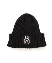 A BATHING APE SHARK KNIT CAP ア ベイシング エイプ 帽子 ニット帽・ビーニー ブルー ブラック【送料無料】