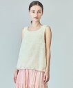 【SALE/30%OFF】GRACE CONTINENTAL チュールフェザータンクトップ グレースコンチネンタル トップス その他のトップス ブラック ホワイ...
