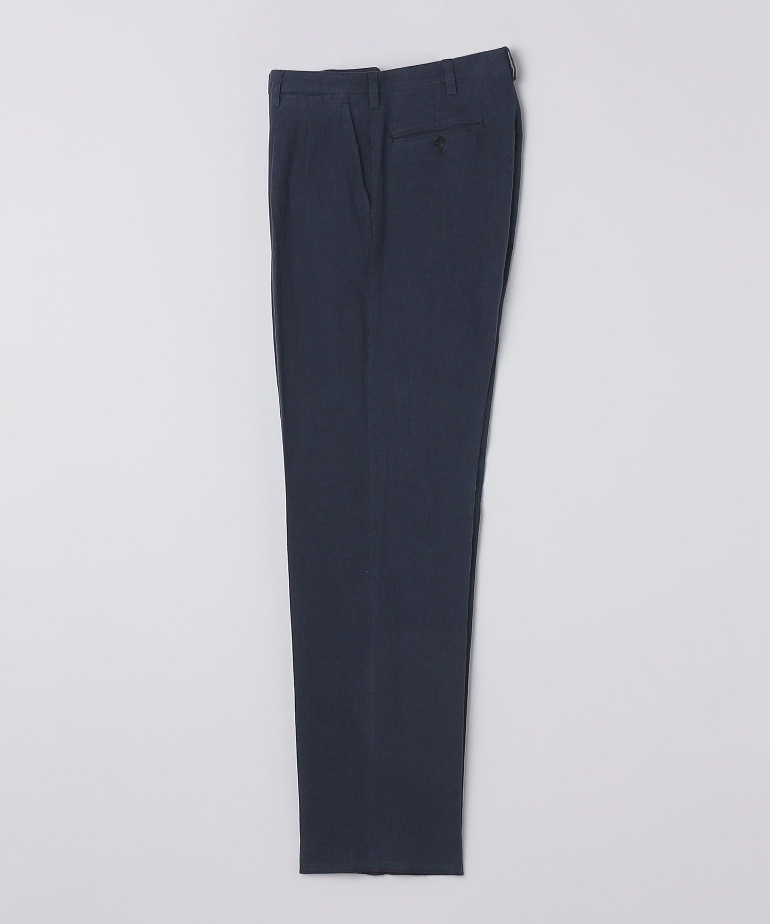 【SALE／30%OFF】SHIPS MEN 【SHIPS別注】Errico Formicola: サルトリアル リネン キャンバス スラックス シップス パンツ スラックス・ドレスパンツ ネイビー【送料無料】