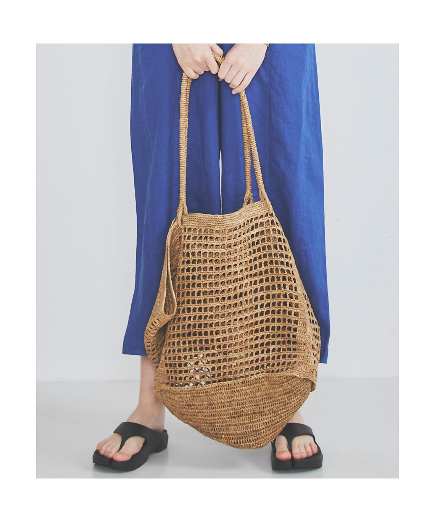 【SALE／20%OFF】Rouge vif la cle 【追加2】【MADE IN MADA /メイドインマダ】HIT BAG バッグ ルージュ・ヴィフ ラクレ バッグ ショルダーバッグ ベージュ【送料無料】