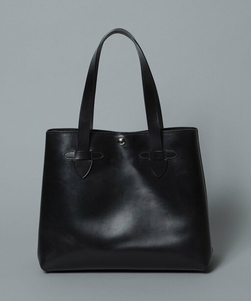 Bridle Leather Tote Bag 21-62-0215-437 21620215437: Black Bridle Leather Tote Bag 21-62-0215-437 21620215437: Black