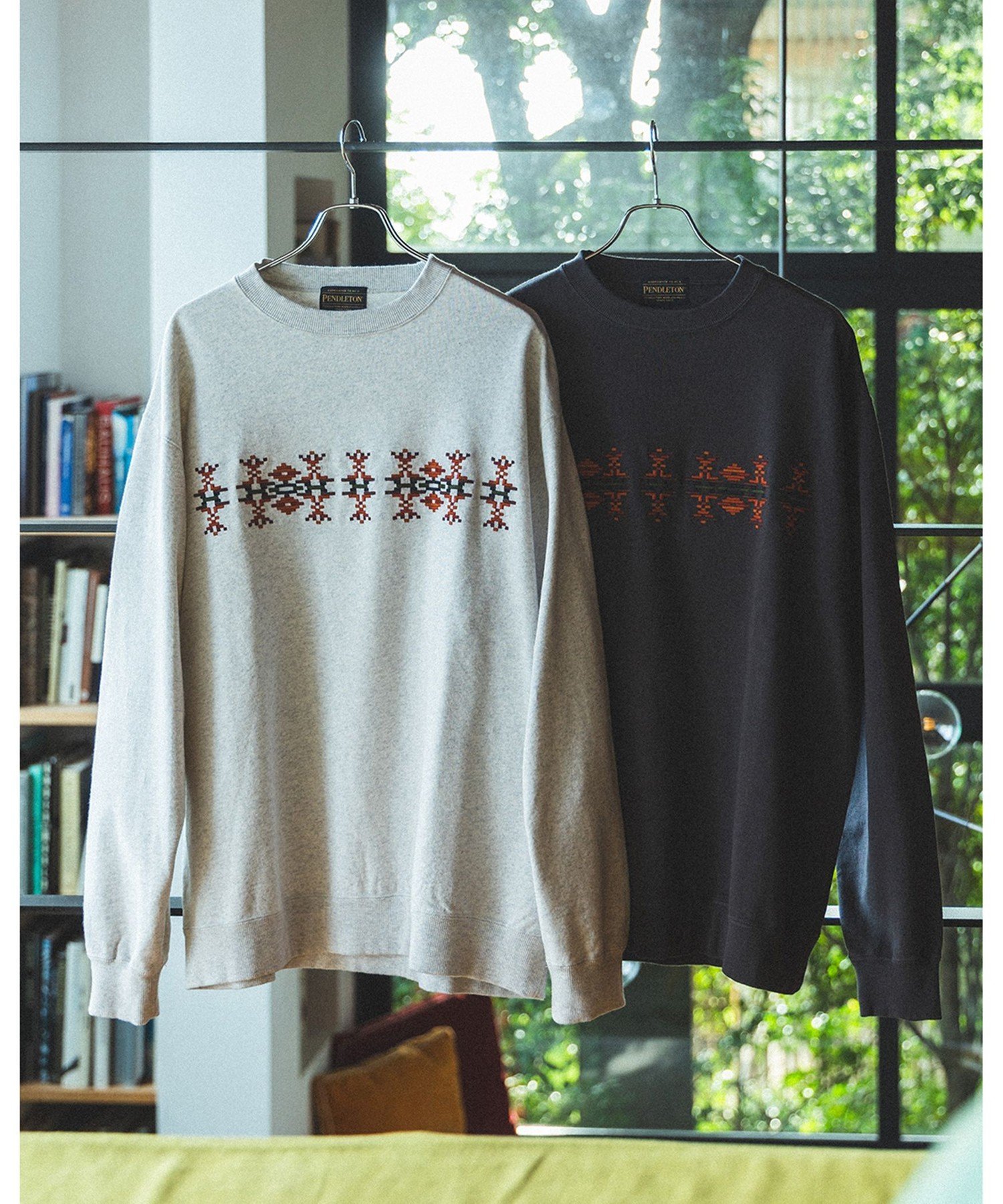 【SALE／40%OFF】B:MING by BEAMS 【別注】PENDLETON / エンブロイダリー スウェット ビーミング ライフストア バイ ビームス トップス スウェット・トレーナー グレー【送料無料】