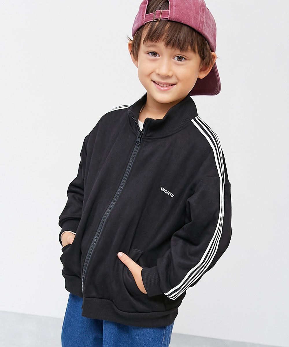 【SALE／13%OFF】devirock 【セットアップ可能】スウェード調 ストレッチ裏起毛 ライントラック ジャケット 25AW デビロック ジャケット・アウター その他のジャケット・アウター ネイビー グレー ブラック