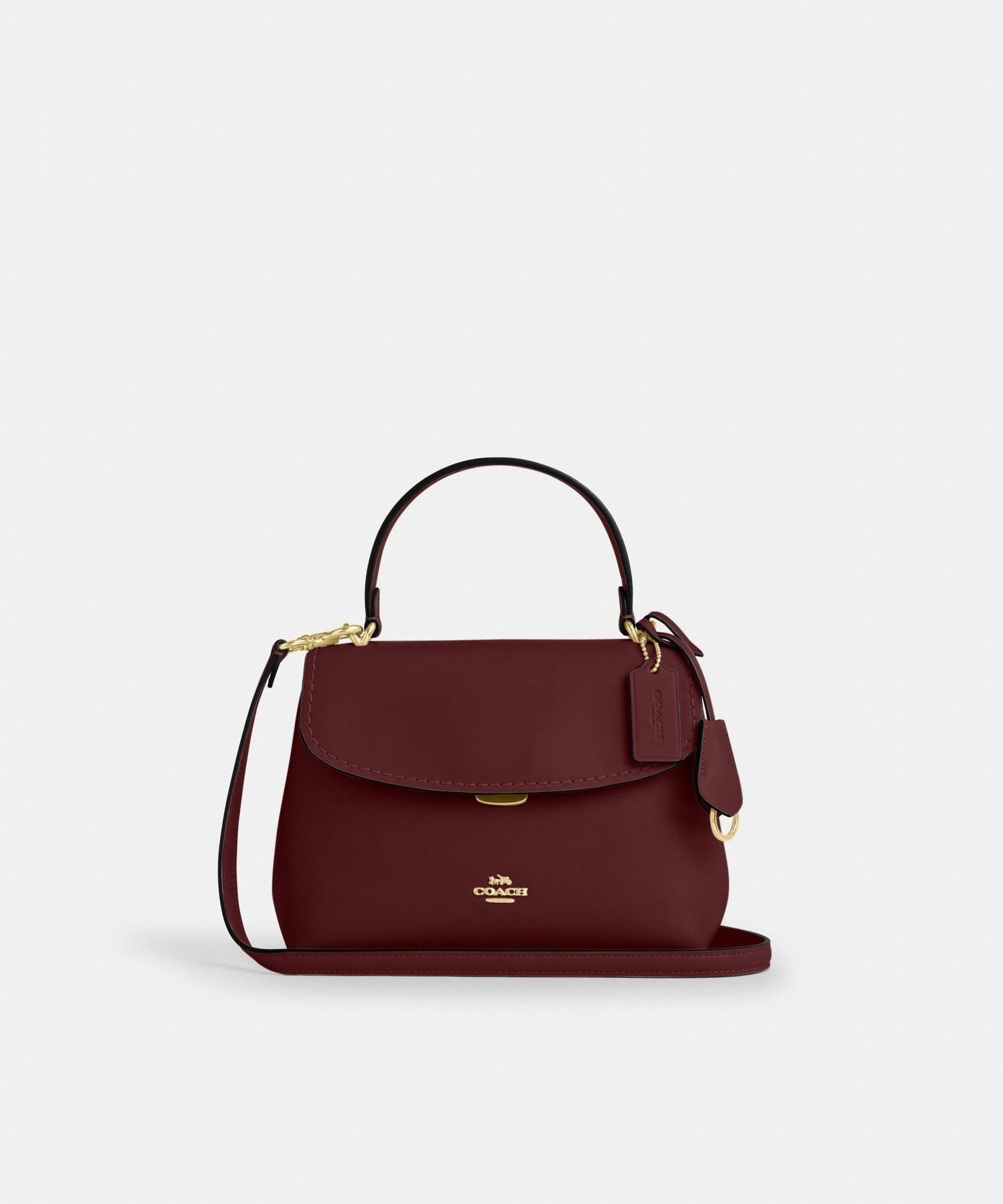 【SALE／62%OFF】COACH OUTLET 【公式】エモリー トップ ハンドル バッグ コーチ　アウトレット バッグ ショルダーバッグ レッド【送料無料】のサムネイル