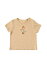 Hoppetta plus Hoppetta+/(K)guriオーガニックコットンTシャツ ディモワ カットソー キッズカットソー ベージュ【送料無料】