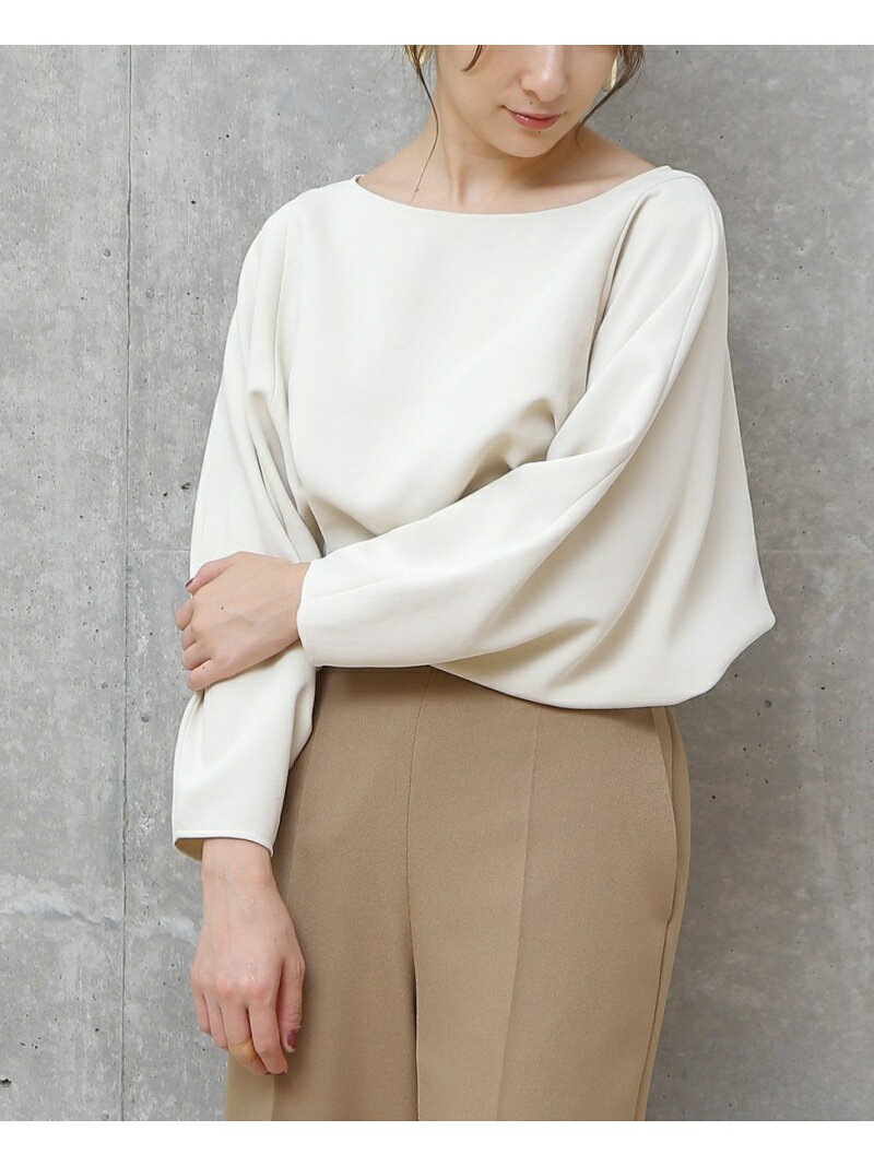 【SALE／80%OFF】Liesse ボリュームプルオーバーブラウス リエス トップス シャツ・ブラウス レッド ベージュ ホワイト ブラックのサムネイル