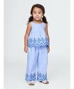 【SALE/49%OFF】GAP (K)アイレット ポプリン コーデセット (幼児・ベビー) ギャップ トップス その他のトップス ブルー【送料無料】