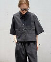 OUTDOOR PRODUCTS Usual Things ≪予約≫ピンストライプハーフスリーブオーバーシャツ セットアップ対応 アウトドアプロダクツユージュア...