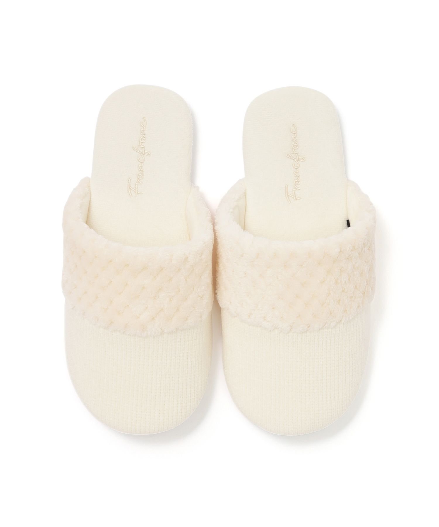 Francfranc ウォームフリース ルームシューズ アイボリー フランフラン 靴下・レッグウェア その他の靴..