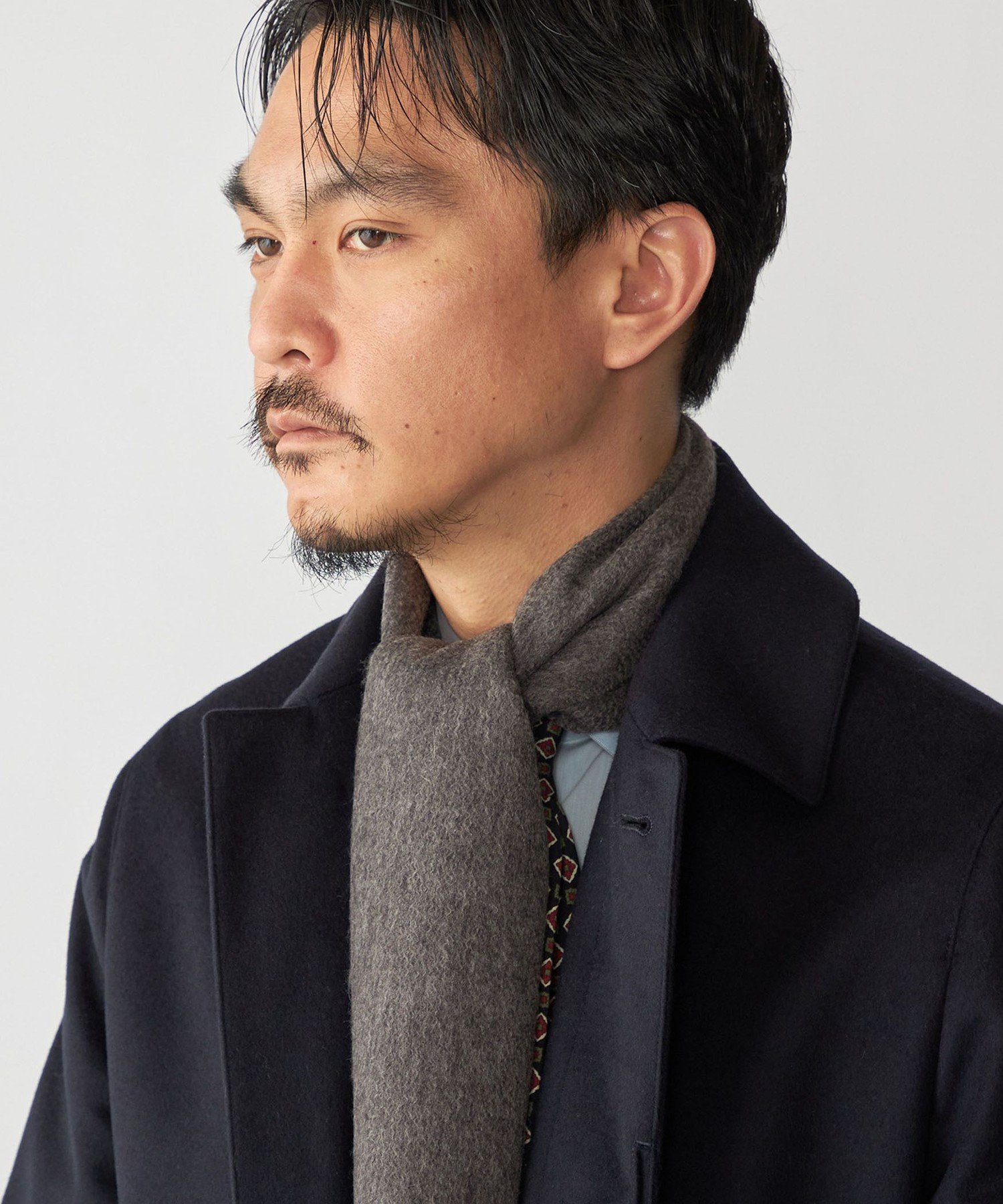 SHIPS MEN SHIPS: カシミヤ ソリッド マフラー シップス ファッション雑貨 マフラー・ストール・ネック..