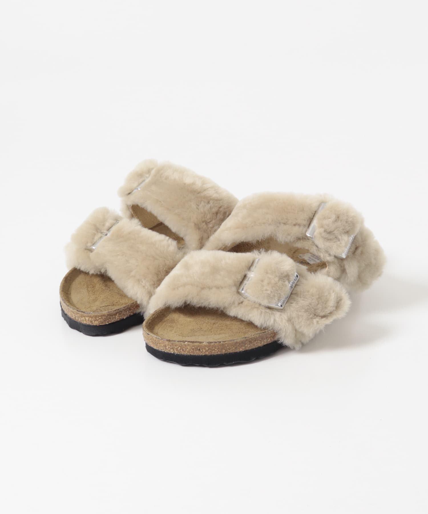 URBAN RESEARCH BIRKENSTOCK Arizona Shearling アーバンリサーチ シューズ・靴 サンダル ベージュ【送料無料】