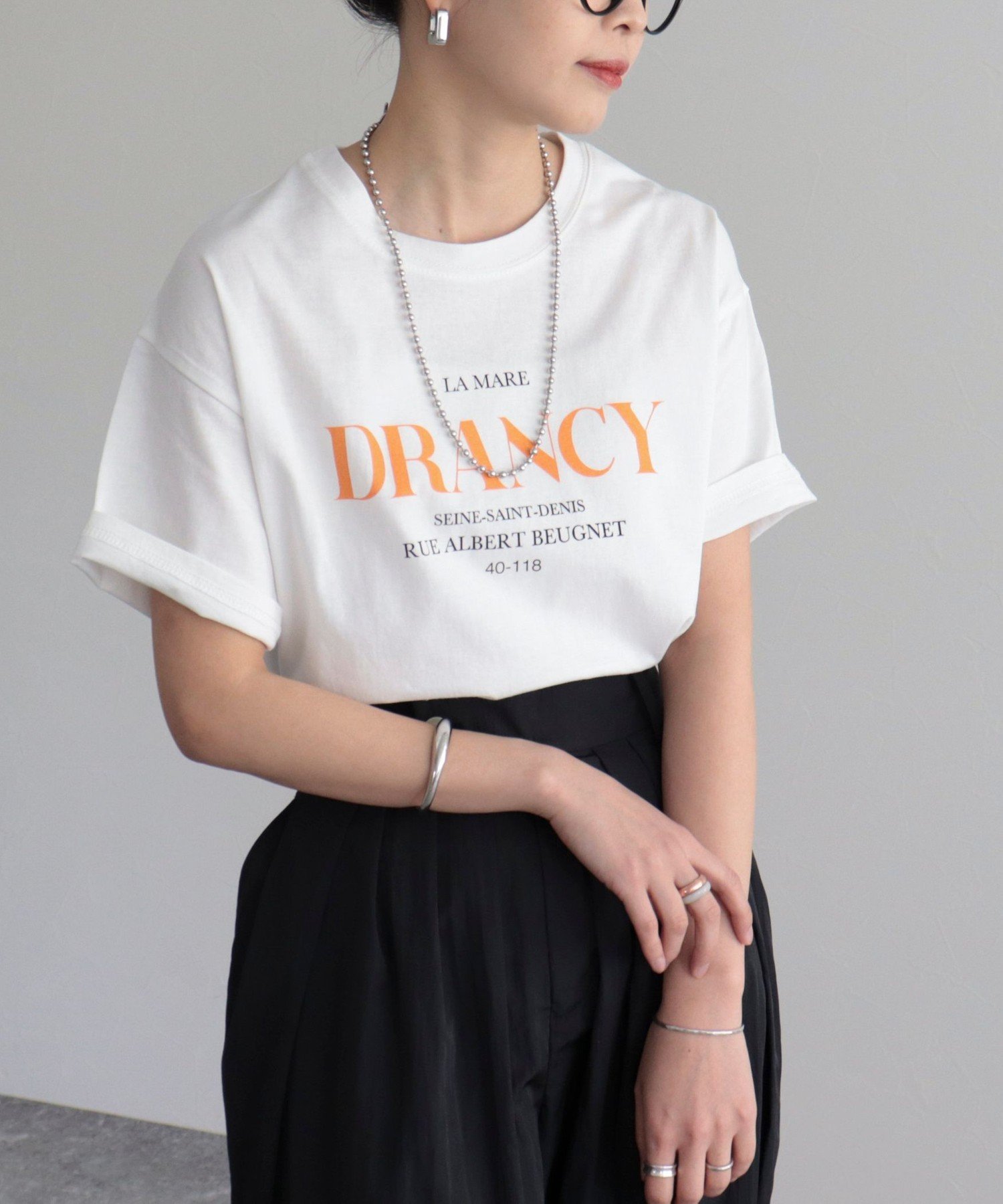 fredy emue 【fredyemueフレディエミュ】ロゴプリント半袖Tシャツ フレディ アンド グロスター トップス カットソー・Tシャツ オレンジ ブルー グレー【送料無料】のサムネイル