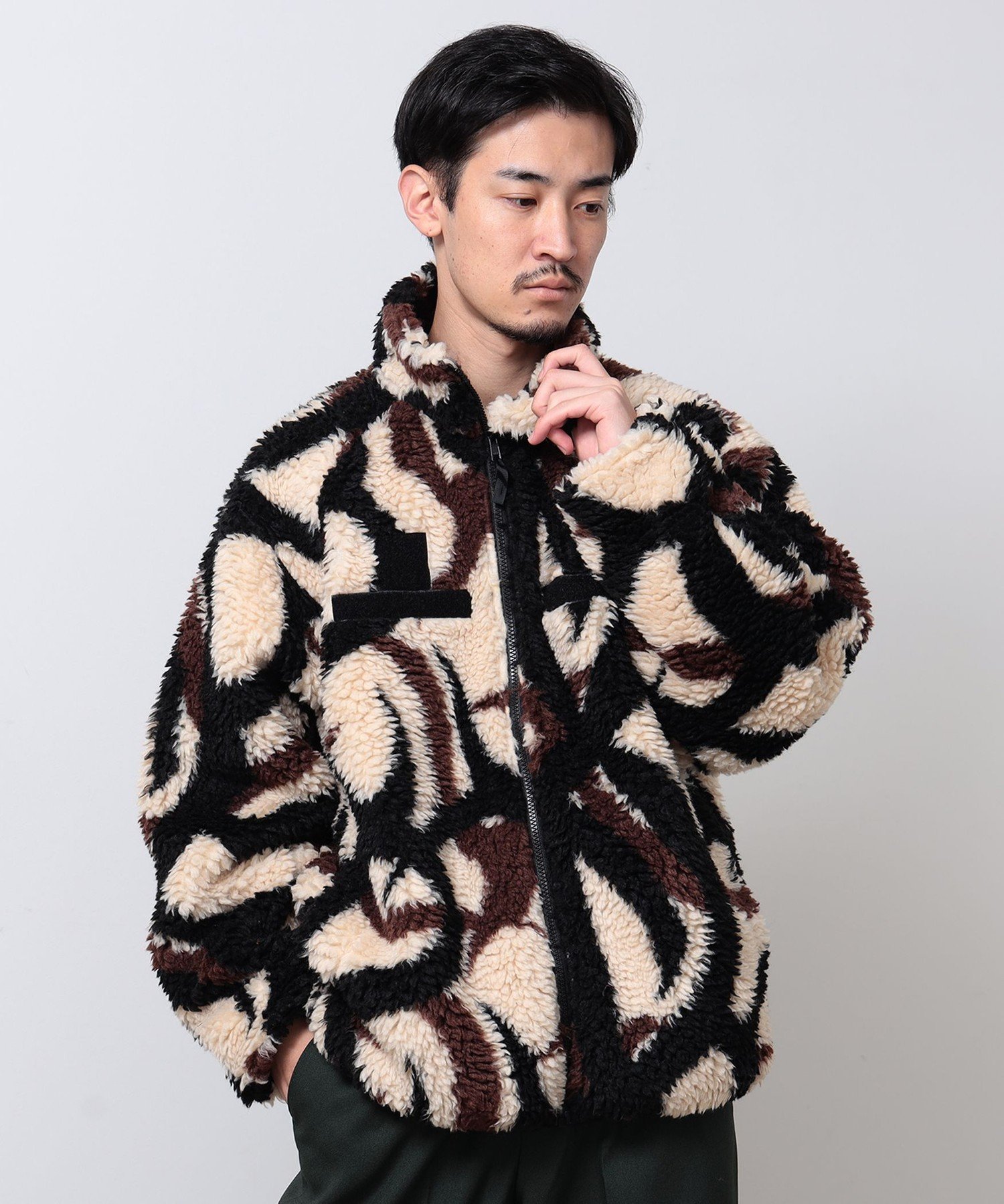 ビームス ボアジャケット メンズ 【SALE／60%OFF】BEAMS MEN BEAMS / ボア ジャカード ブルゾン ビームス アウトレット ジャケット・アウター ブルゾン・ジャンパー【送料無料】