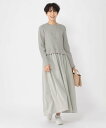 【SALE/30%OFF】Utao: <ウタオ>リブニットドッキングワンピース スタディオクリップ ワンピース・ドレス ワンピース グレー ブラック【送料無料】