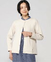 クロコダイル アウター レディース 【SALE／20%OFF】CROCODILE LADIES CROCODILE LADIES/(W)鹿の子 クルーネック ジャケット クロコダイル ジャケット・アウター ノーカラージャケット ホワイト グレー【送料無料】