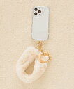 Me% 【HELLO KITTY】フェイクファーモバイルストラップ ローリーズファーム スマホグッズ・オーディオ機器 その他のスマホグッズ・オーディオ機器 ブラック グレー