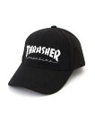 スラッシャー THRASHER THRASHER/(U)MAGLOGO メルトン 6Pキャップ スラッシャー　バイ　リフルページ 帽子 キャップ ブラック ブラウン レッド カーキ【送料無料】