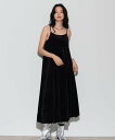 【SALE/50%OFF】GALLEST バルーンベロアキャミワンピース インディヴィ ワンピース・ドレス ワンピース カーキグリーン ブラック パープル【送料無料】