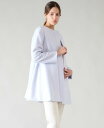 【SALE/60%OFF】TIARA ティアードフレアコート ティアラ ジャケット・アウター その他のジャケット・アウター ホワイト ブルー ブラック【送料無料...
