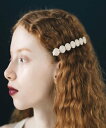 IRIS47 IRIS 47/staccato barrette フォブ ヘアアクセサリー バレッタ・ヘアクリップ・ヘアピン ブラック ベージュ【送料無料】