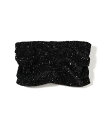 【SALE/50%OFF】B:MING by BEAMS スパンコール ビスチェ ビームス アウトレット トップス ベアトップ ブラック シルバー