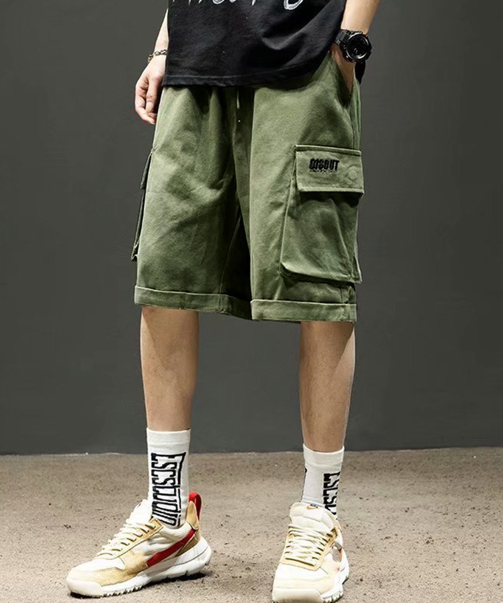 【SALE／30%OFF】AsaAura パンツ メンズ イージー カーゴショーツ ミニミニストア パンツ その他のパンツ ベージュ ブラック カーキグリーン