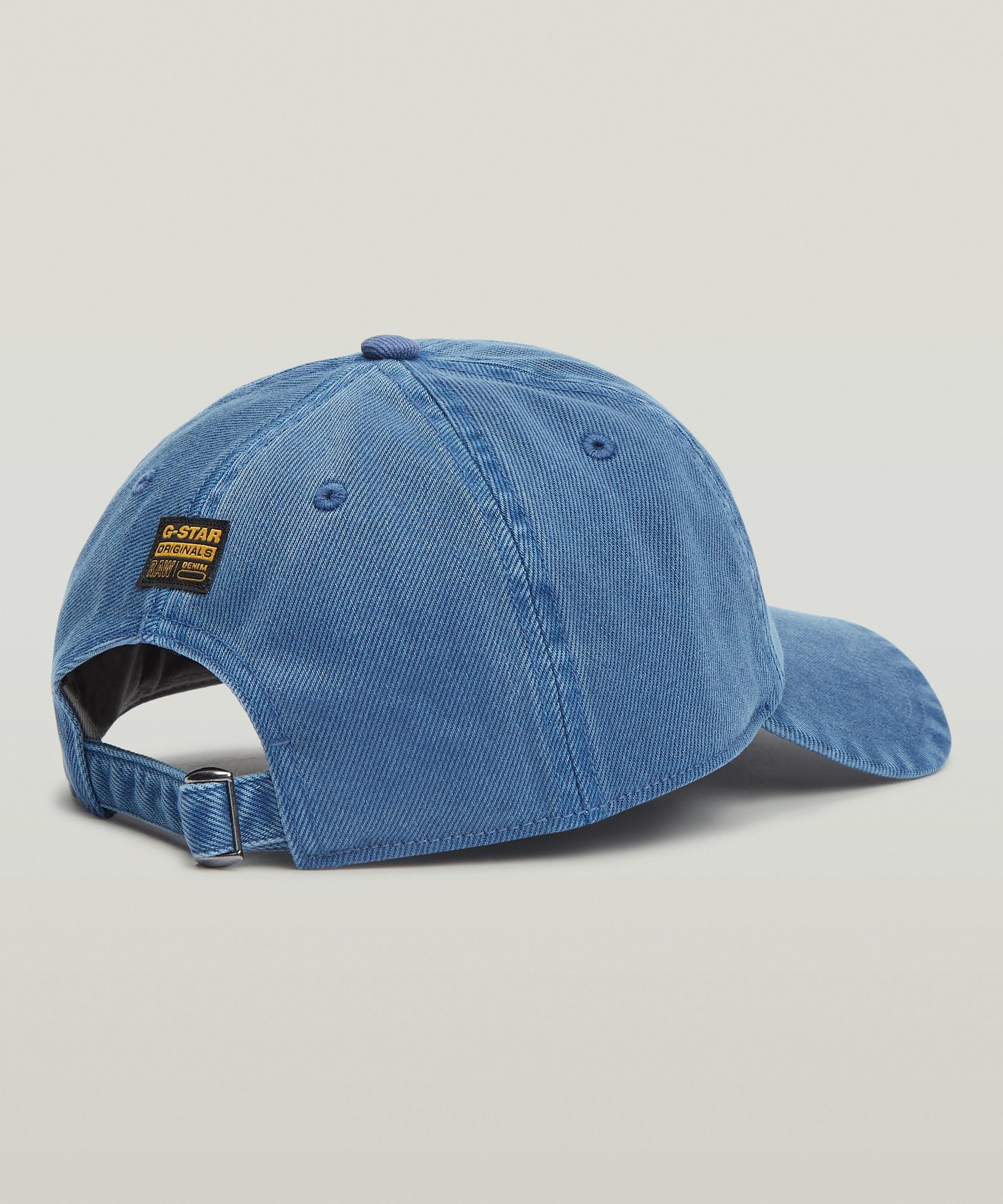 【SALE／40%OFF】G-Star RAW 【公式ショップ】AVERNUS BURGER BASEBALL CAP/ブランドロゴデニムベースボールキャップ ジースターロゥ 帽子 キャップ ブルー【送料無料】
