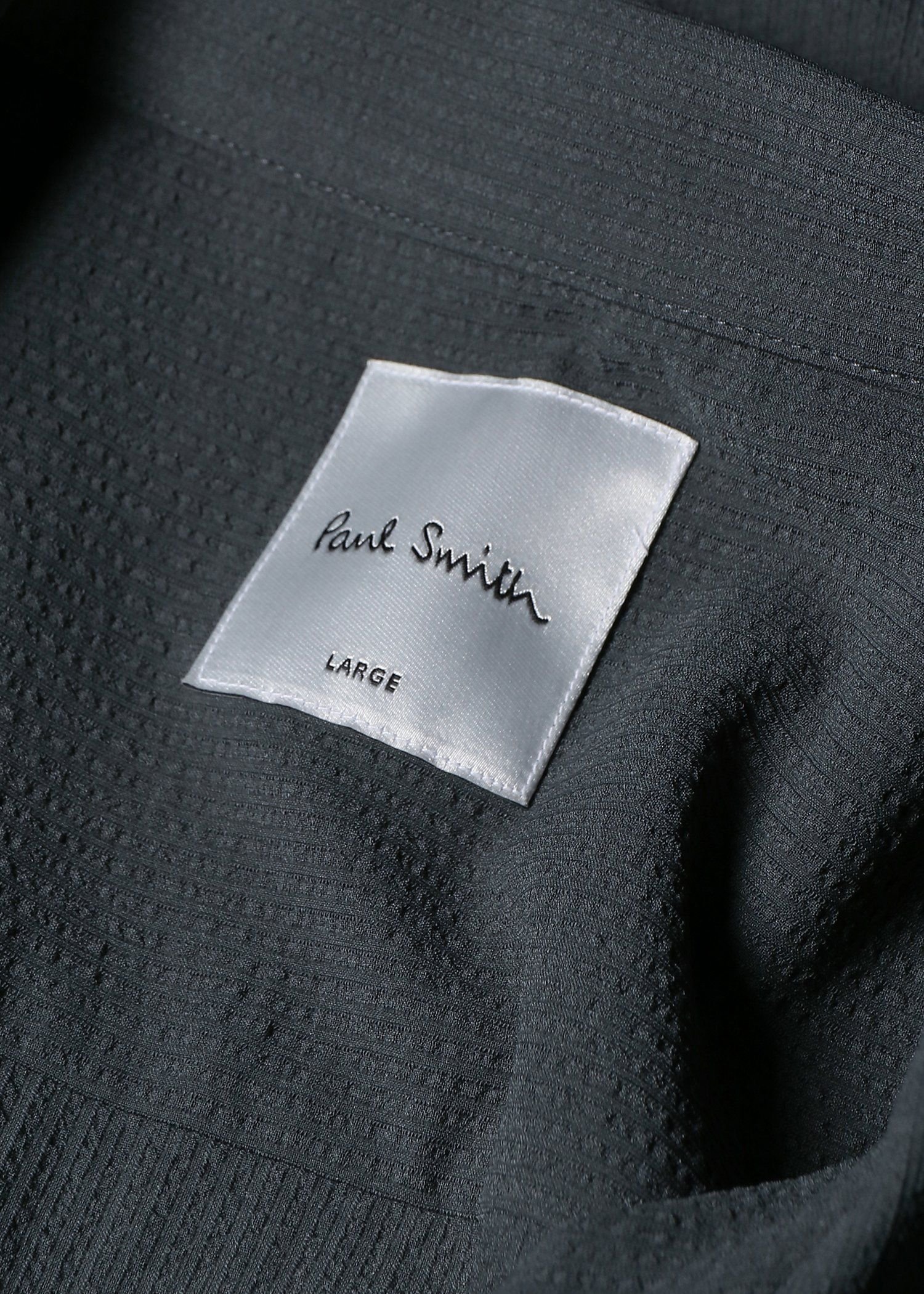 "Cropped Logo" サッカーストレッチ 半袖シャツ ポール・スミス トップス シャツ・ブラウス ブルー ネイビー