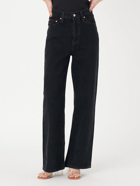 【SALE／15%OFF】Levi's DANIELLE着用 RIBCAGE WIDE LEG ブラック ROSIE POSIE リーバイス パンツ その他のパンツ【送料無料】のサムネイル