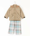 marie claire ENFANTS MC ENFANTS/(K)サイズ調節機能付きスノースーツ ニッキー トップス その他のトップス ベージュ グレー