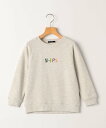 SHIPS KIDS SHIPS KIDS:100~130cm / 刺繍 ロゴ スウェット シップス トップス スウェット・トレーナー ネイビー グレー ブルー...