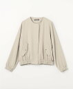 【SALE/30%OFF】a day in the life ツイル フライフロント ノーカラーブルゾン -ウォッシャブル-<A DAY IN THE LIFE...