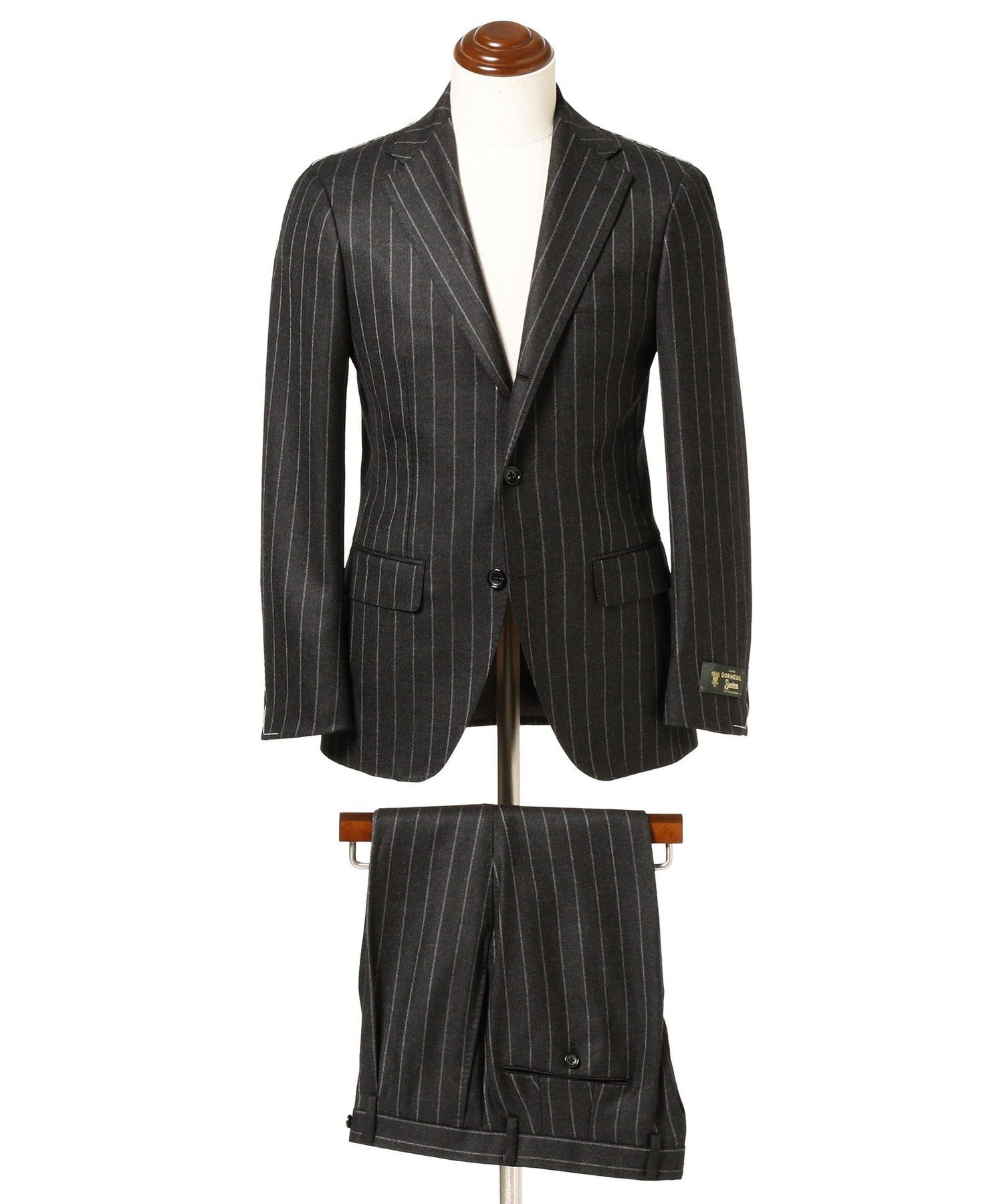 【SALE/20%OFF】Brilla per il gusto DORMEUIL チョークストライプ スーツ ビームス アウトレット スーツ・フォーマル セットアップスーツ ネイビー グレー【送料無料】